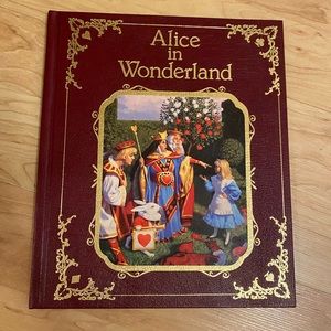 Leather Bound “Alice in Wonderland” book ♥️